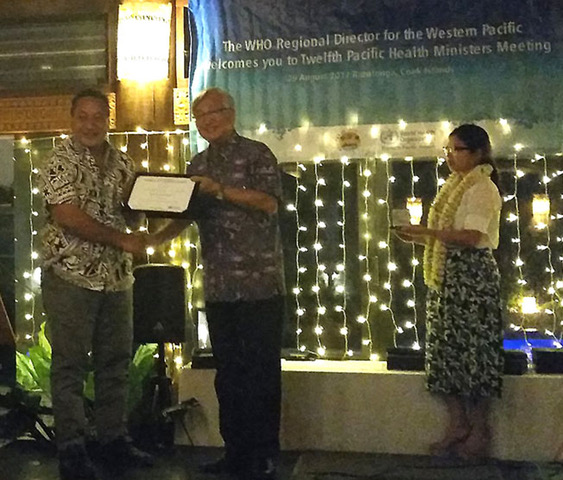 Tokelau health WHO award - 2017-ed Tokelau health WHO award - 2017-ed